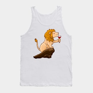 Have a wine with Mr Lion Tank Top